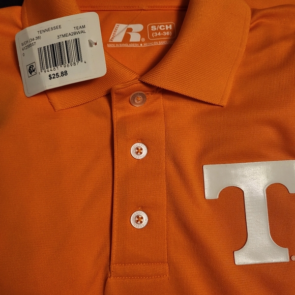 2 Boys 34/36 & 1 Mens 38/40 Medium Short Sleeve University of Tennessee polo. - Picture 3 of 10